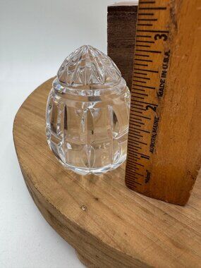 Crystal egg clear glass cut glass lead crystal